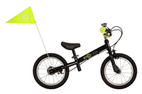 BYK E-250L Children's 14" Balance Bike Black/Neon Yellow